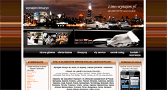 Desktop Screenshot of limo-wynajem.pl
